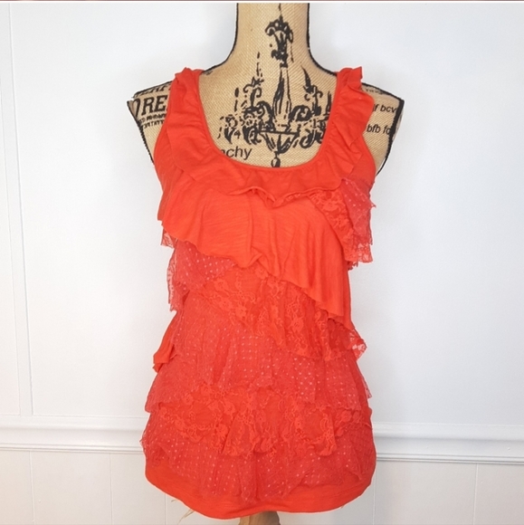 ❤️🎀 Deb · Layered Ribbon Tank · Size S - Picture 4 of 4